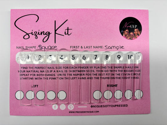 Sizing Kit * Ready To Ship*